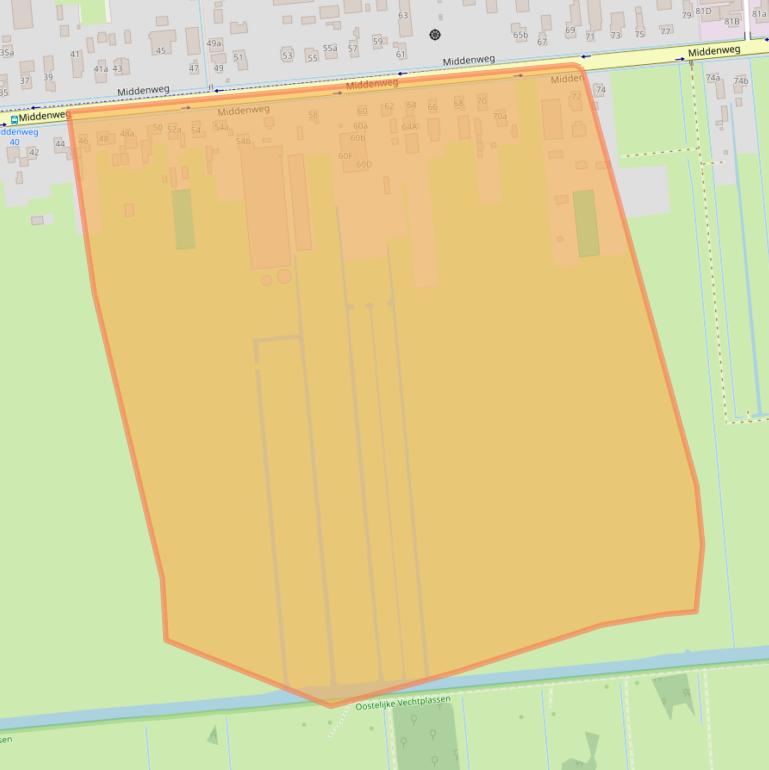 Kaart van postcodegebied 1394AL.