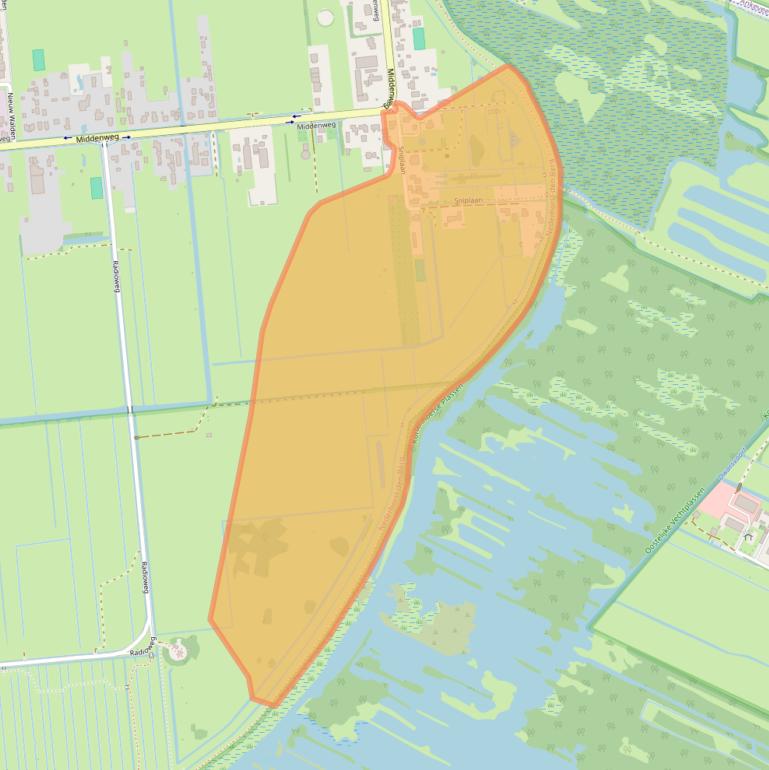 Kaart van postcodegebied 1394BA.