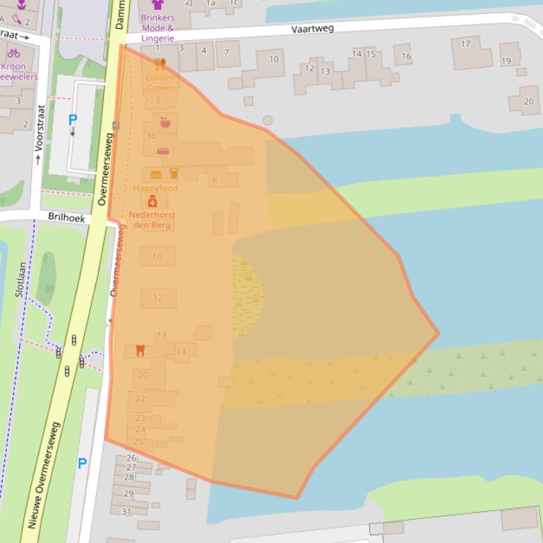 Kaart van postcodegebied 1394BC.