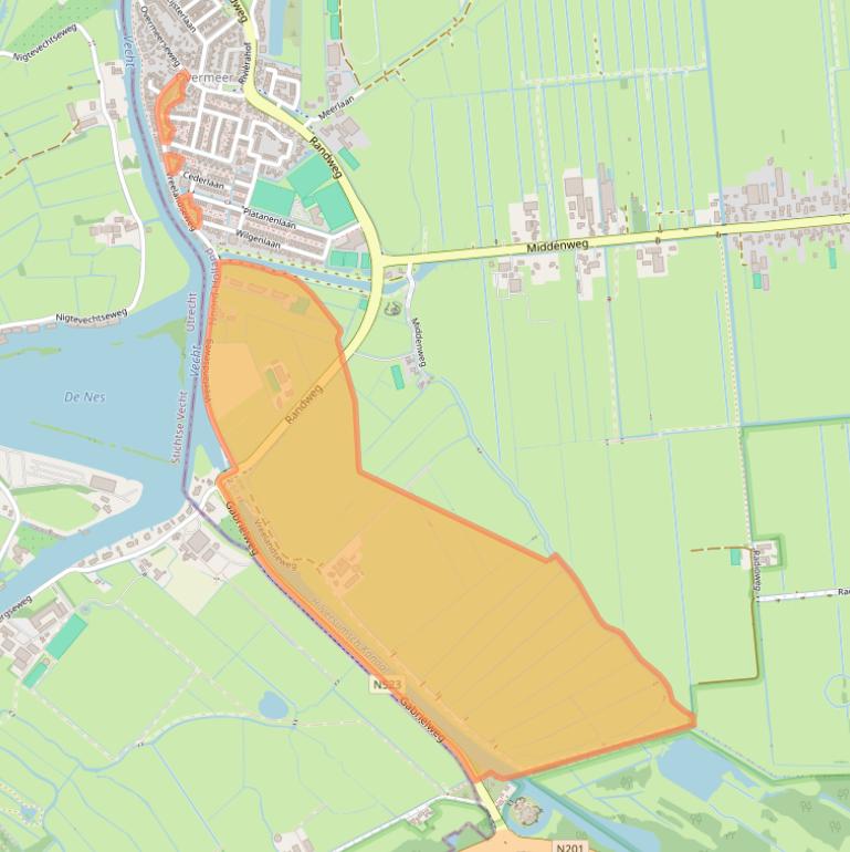 Kaart van postcodegebied 1394BL.