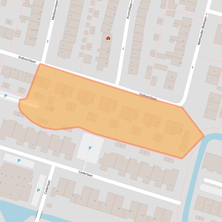 Kaart van postcodegebied 1394BS.
