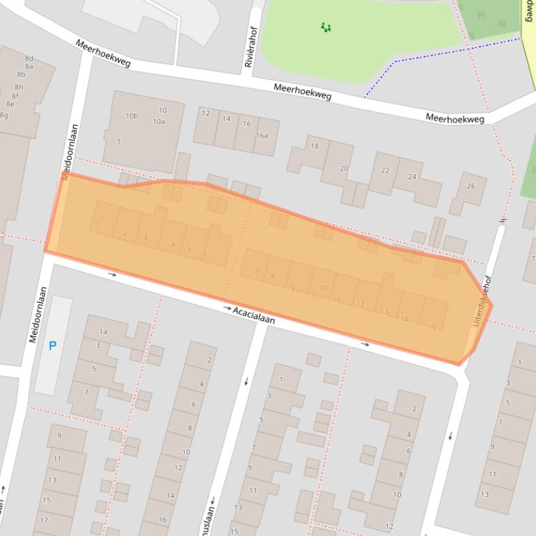 Kaart van postcodegebied 1394BV.