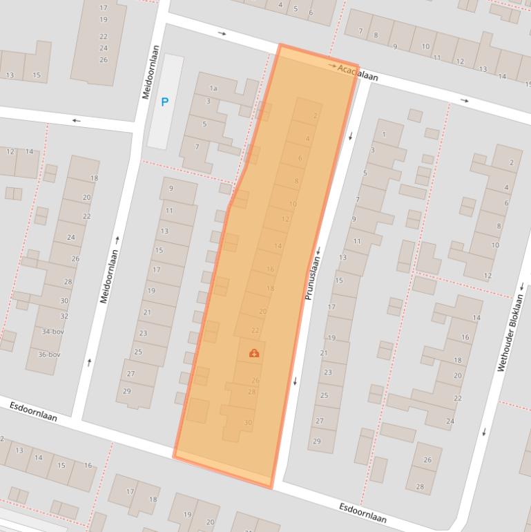 Kaart van postcodegebied 1394BX.