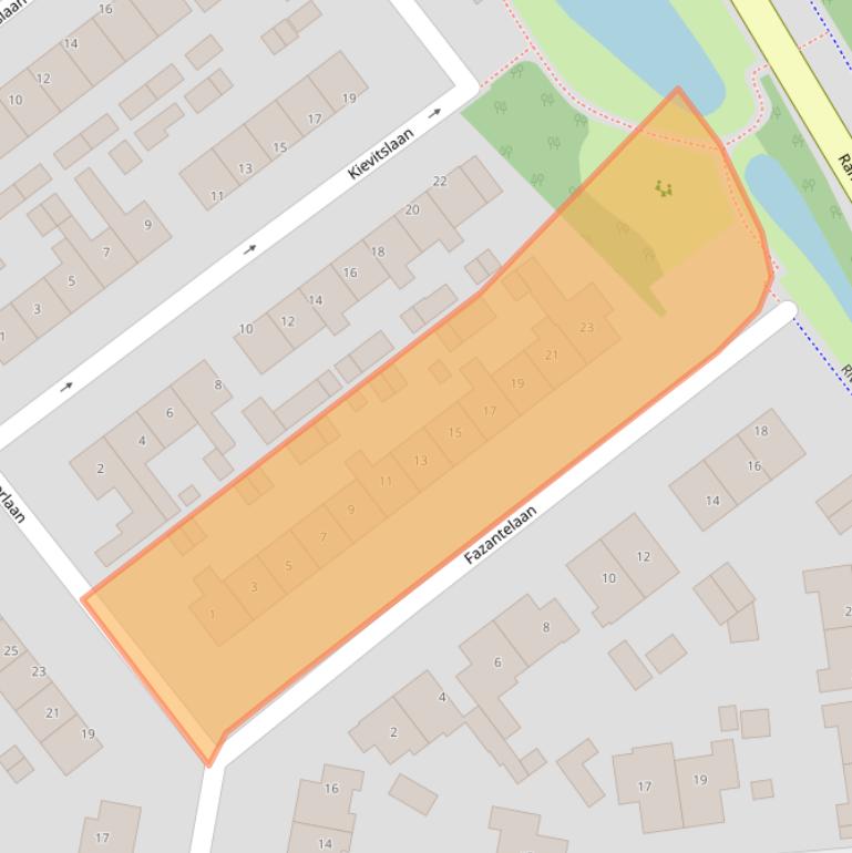 Kaart van postcodegebied 1394CH.