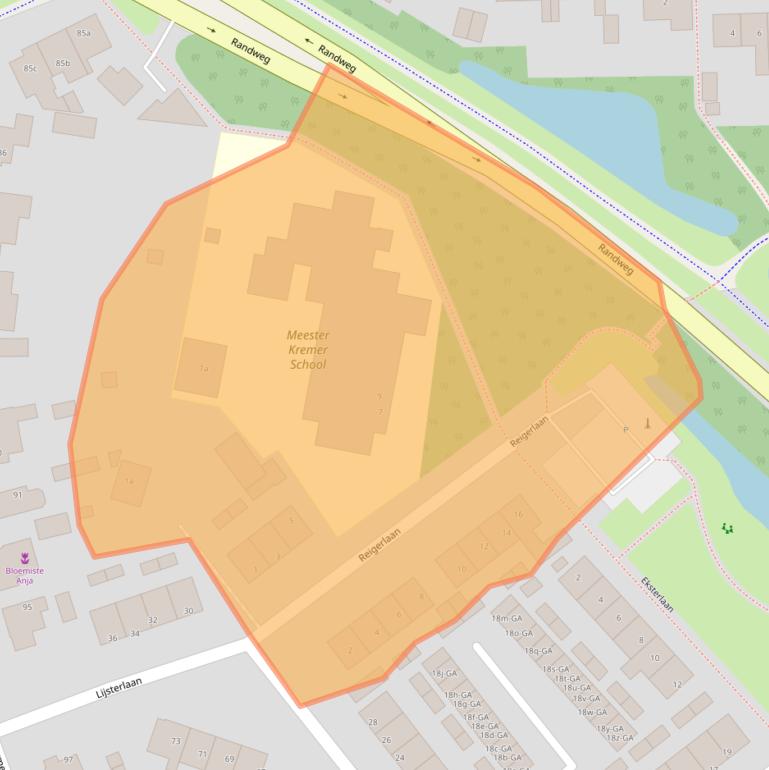Kaart van postcodegebied 1394CK.