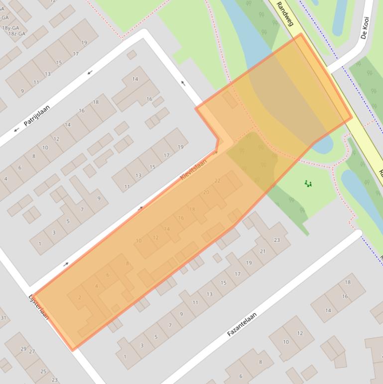 Kaart van postcodegebied 1394CR.