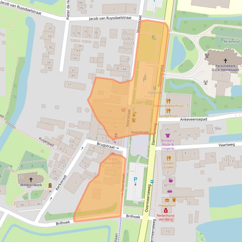 Kaart van postcodegebied 1394CS.