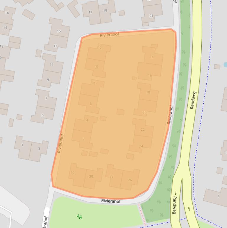 Kaart van postcodegebied 1394DC.