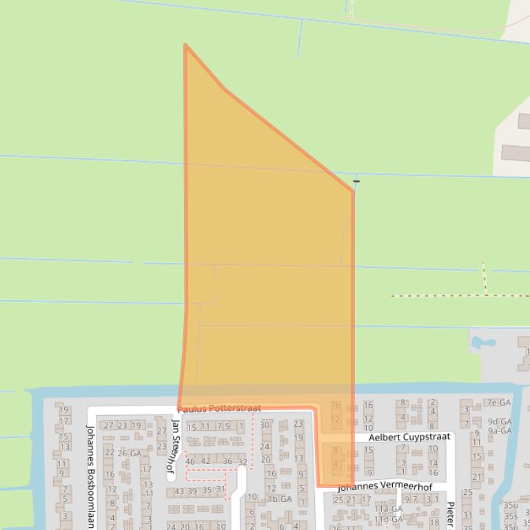 Kaart van postcodegebied 1394GD.