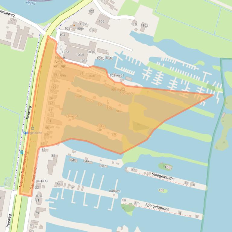 Kaart van postcodegebied 1394GS.