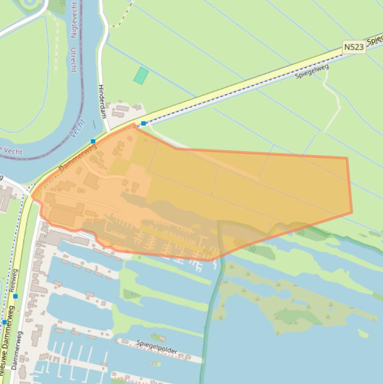 Kaart van postcodegebied 1394GT.