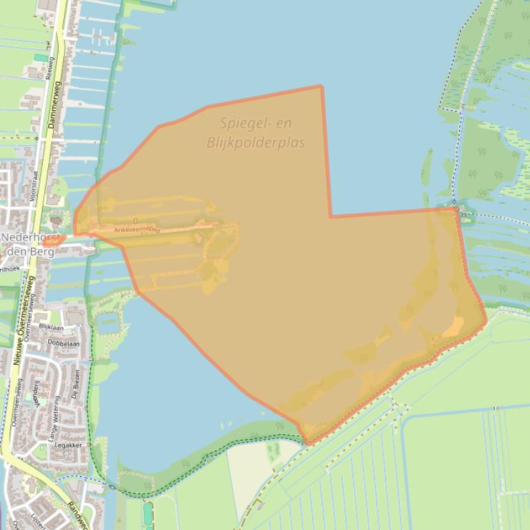 Kaart van postcodegebied 1394GW.