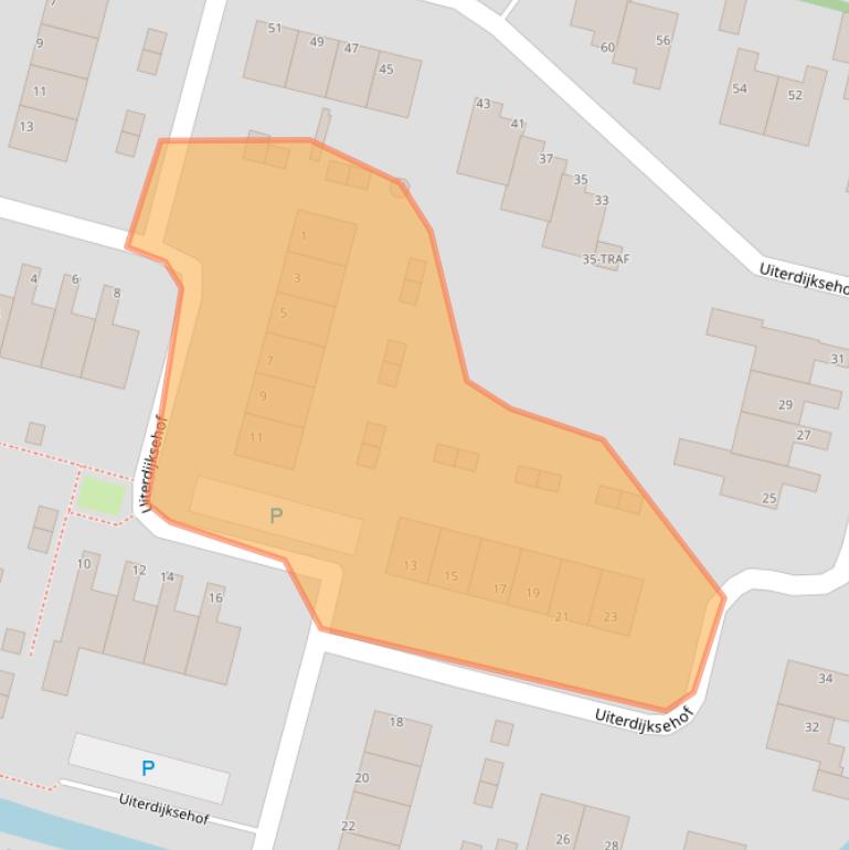 Kaart van postcodegebied 1394JK.