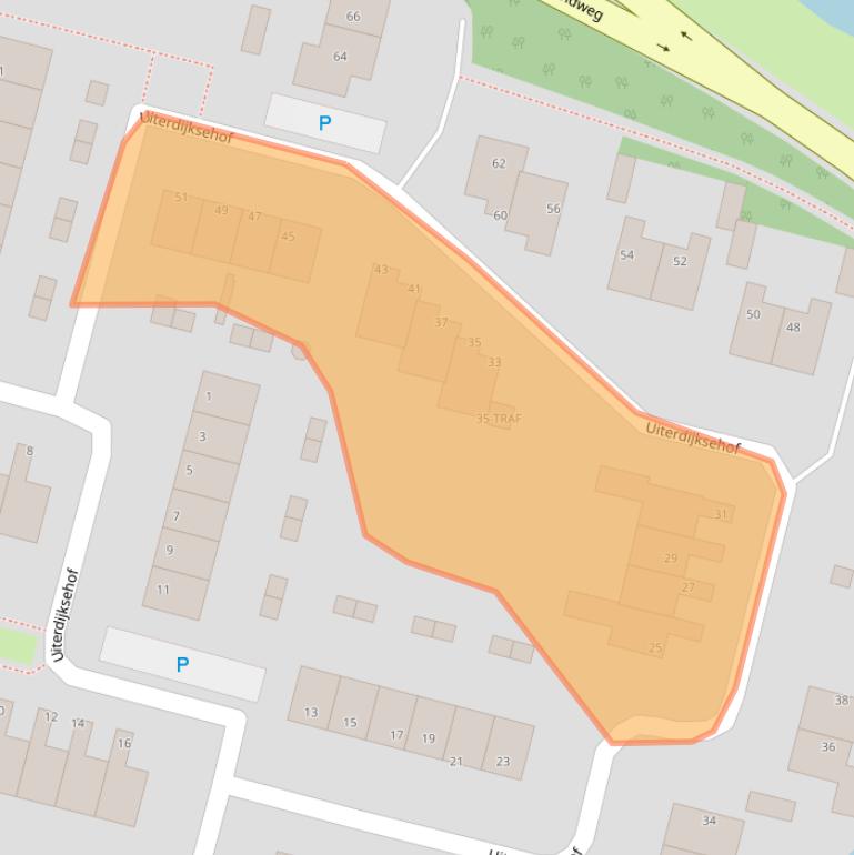 Kaart van postcodegebied 1394JL.