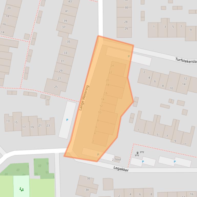 Kaart van postcodegebied 1394KH.