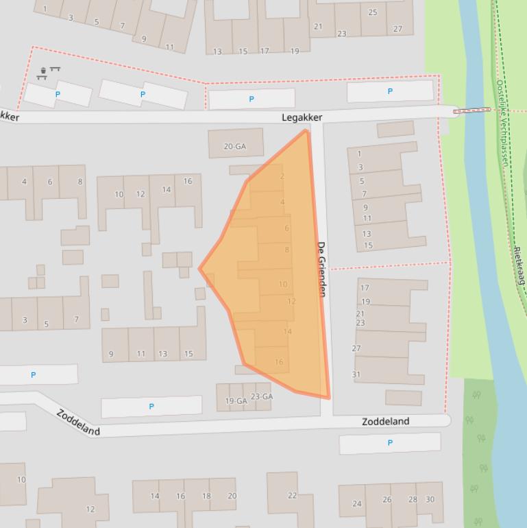 Kaart van postcodegebied 1394KT.