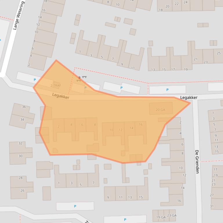 Kaart van postcodegebied 1394KW.
