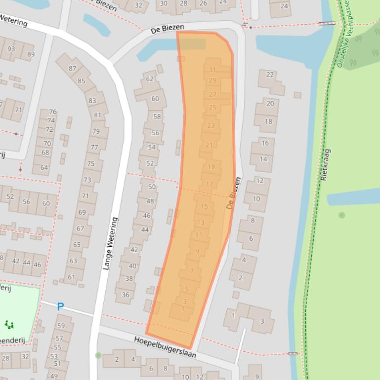 Kaart van postcodegebied 1394LR.
