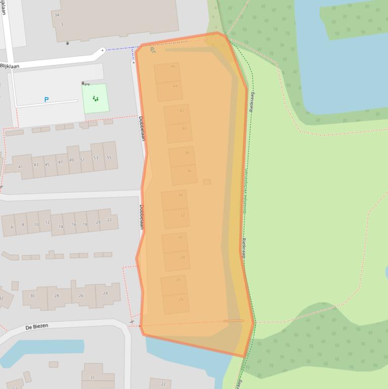 Kaart van postcodegebied 1394LT.