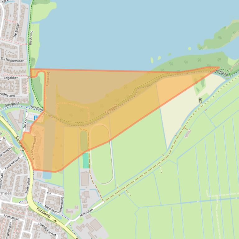 Kaart van postcodegebied 1394ND.