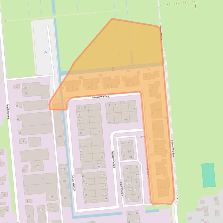 Kaart van postcodegebied 1394PA.