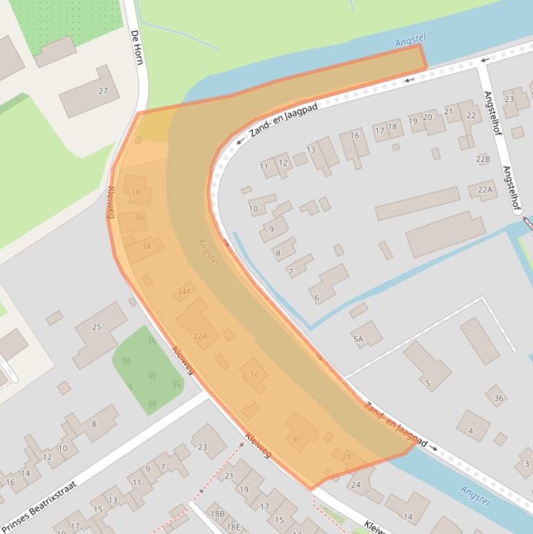 Kaart van postcodegebied 1396HX.