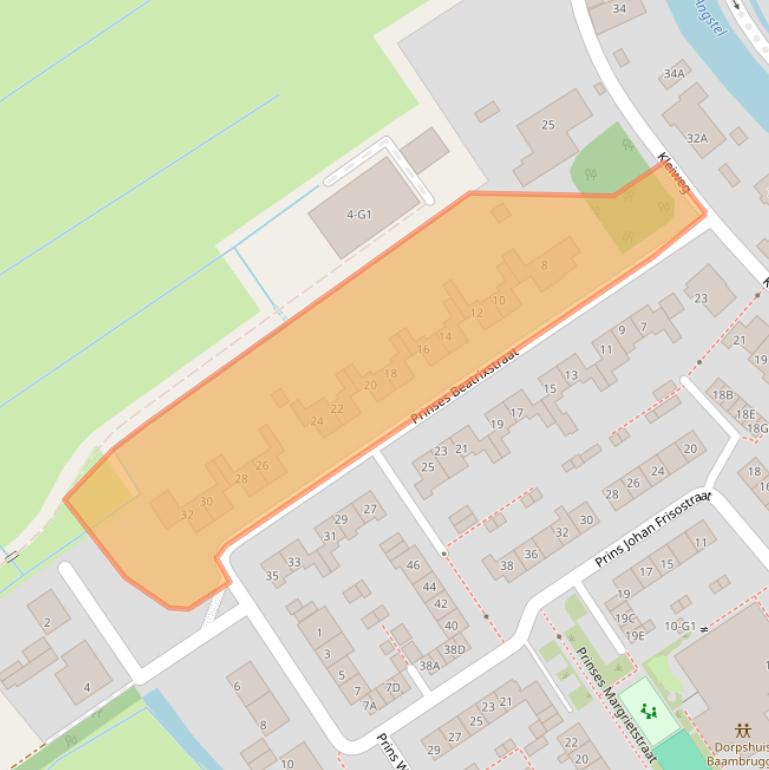 Kaart van postcodegebied 1396KE.