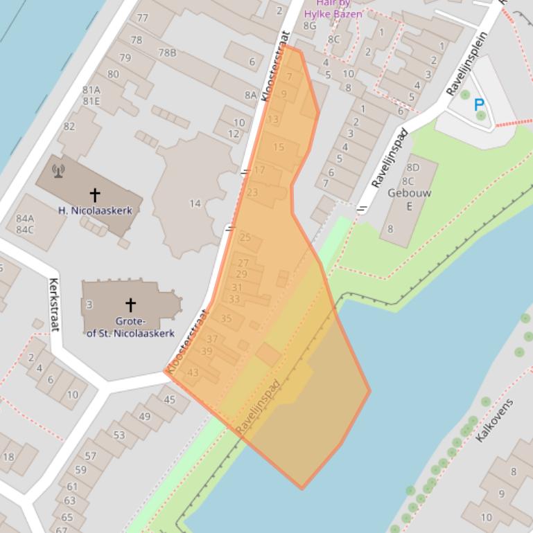 Kaart van postcodegebied 1398AK.