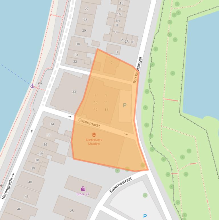 Kaart van postcodegebied 1398AP.