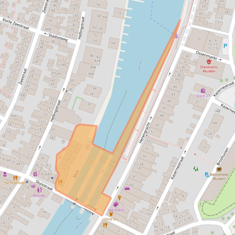 Kaart van postcodegebied 1398AR.