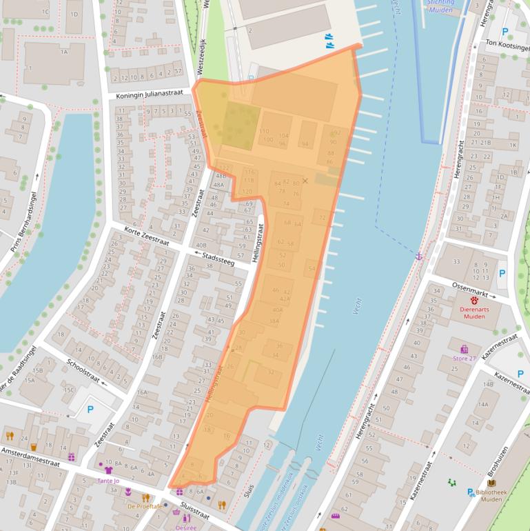 Kaart van postcodegebied 1398AW.