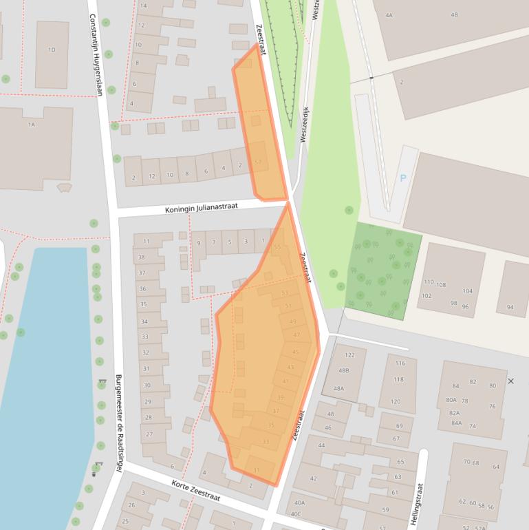 Kaart van postcodegebied 1398AZ.