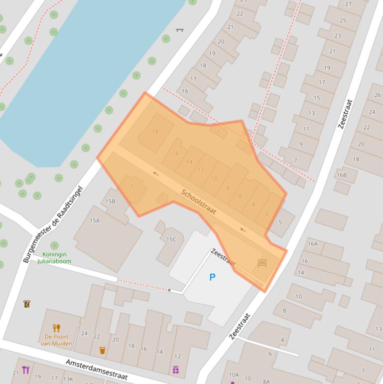 Kaart van postcodegebied 1398BJ.