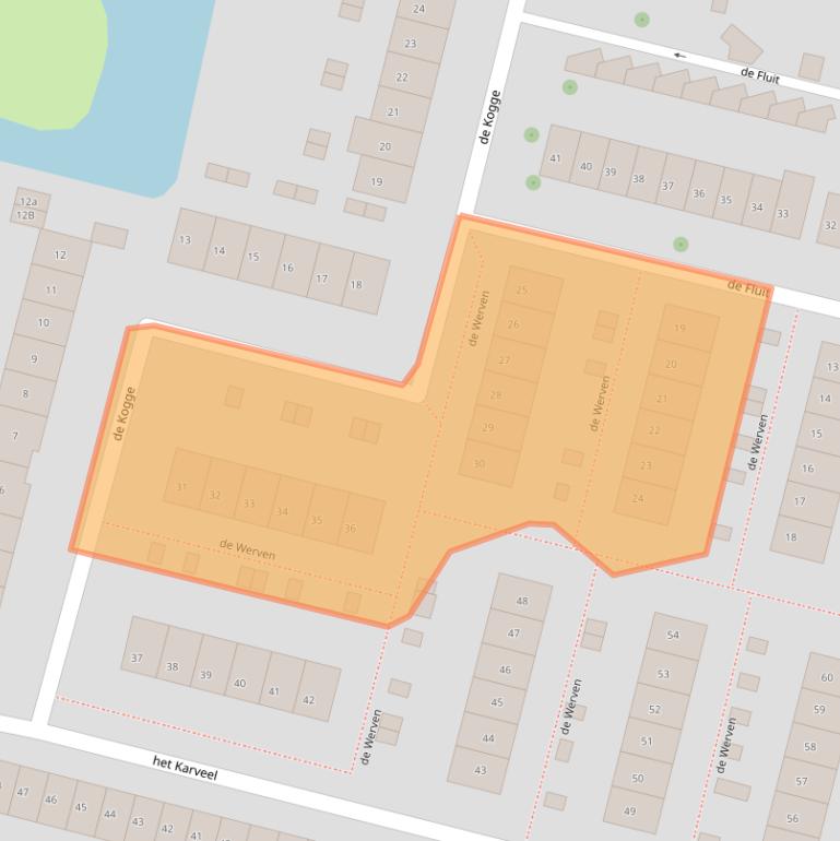 Kaart van postcodegebied 1398CC.