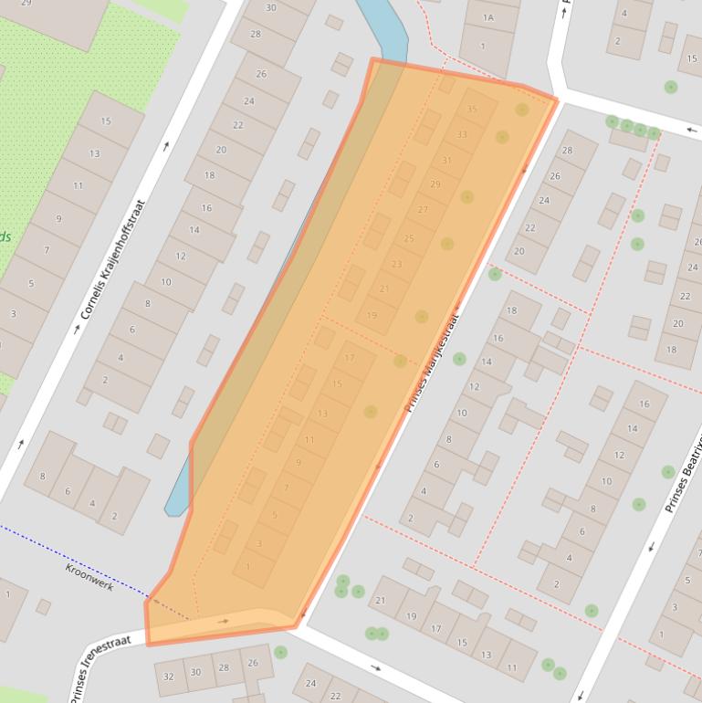 Kaart van postcodegebied 1398CL.