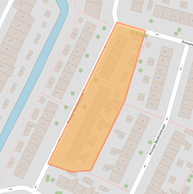 Kaart van postcodegebied 1398CM.