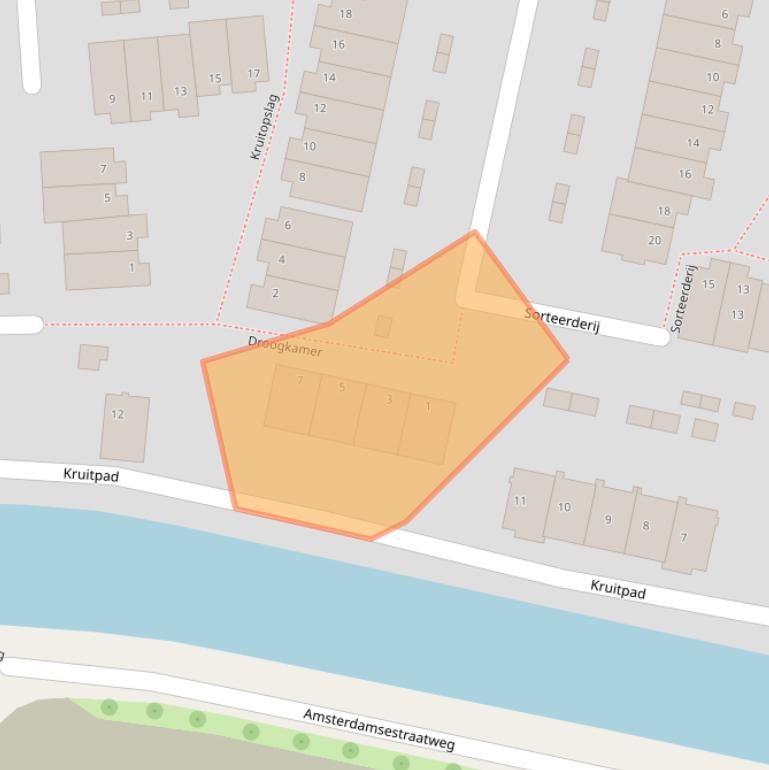 Kaart van postcodegebied 1398CZ.