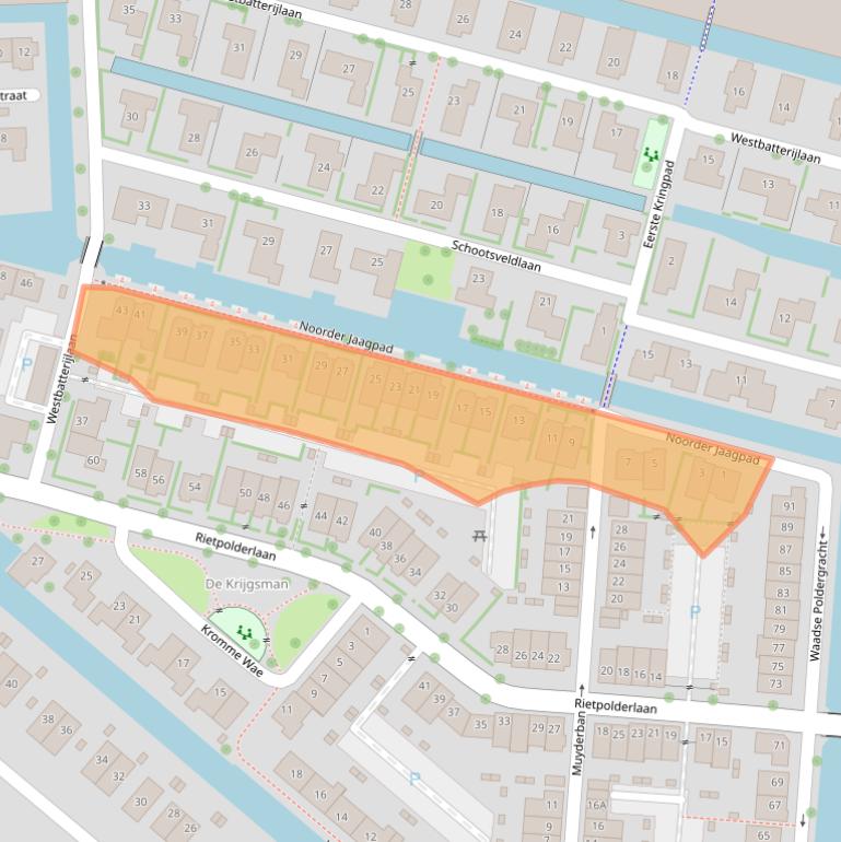 Kaart van postcodegebied 1398DA.