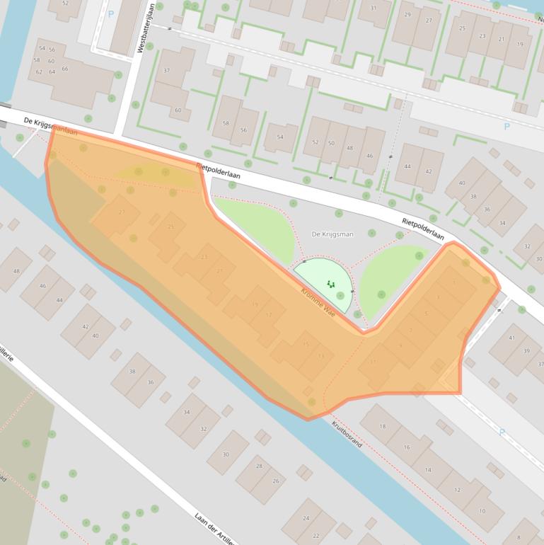 Kaart van postcodegebied 1398DD.