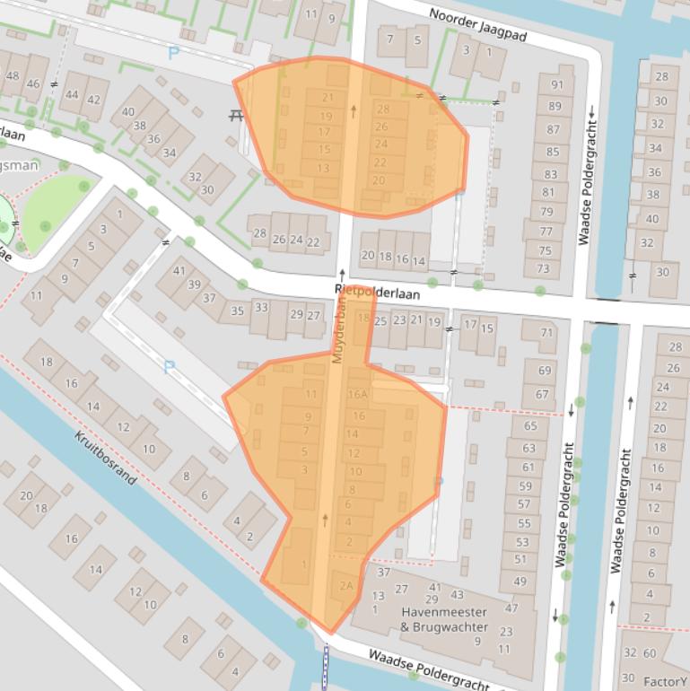 Kaart van postcodegebied 1398DG.