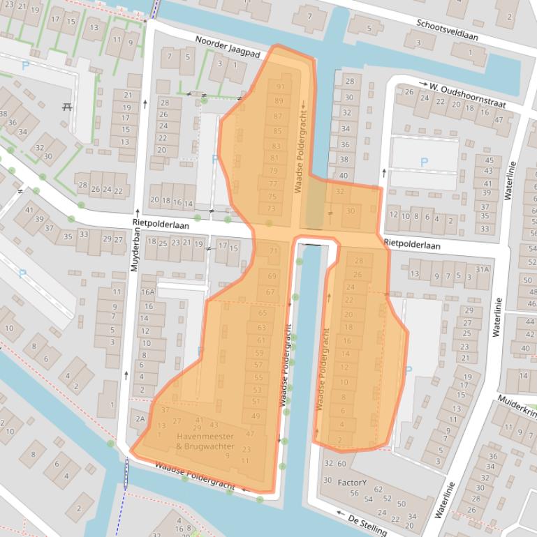Kaart van postcodegebied 1398DK.