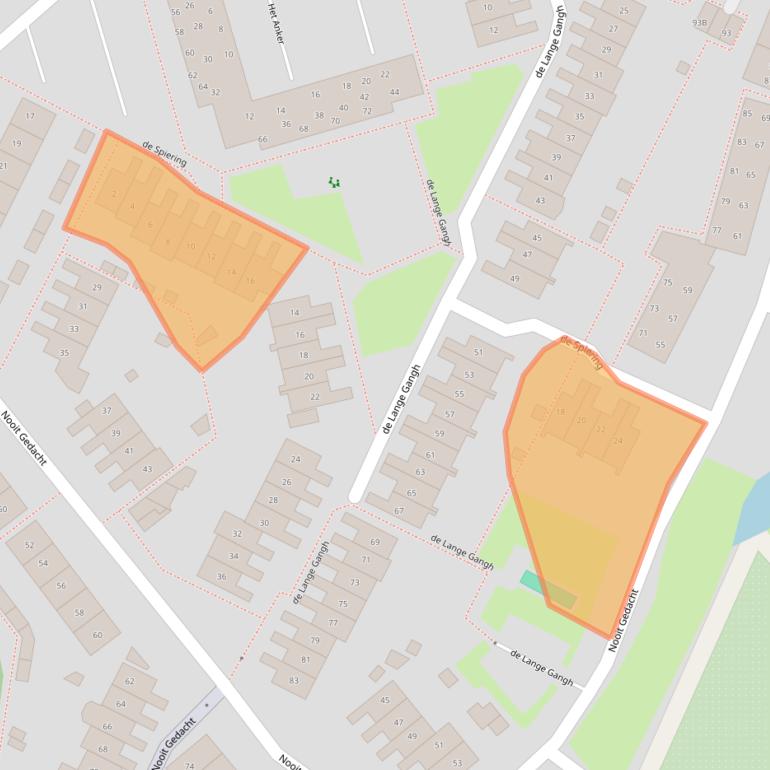 Kaart van postcodegebied 1398EL.