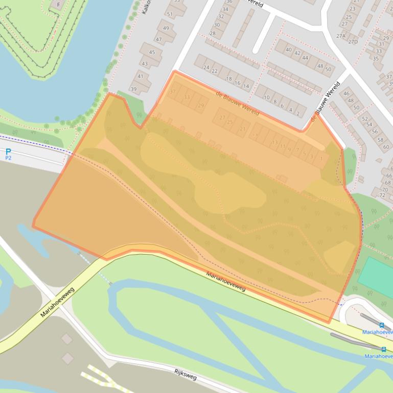 Kaart van postcodegebied 1398EM.