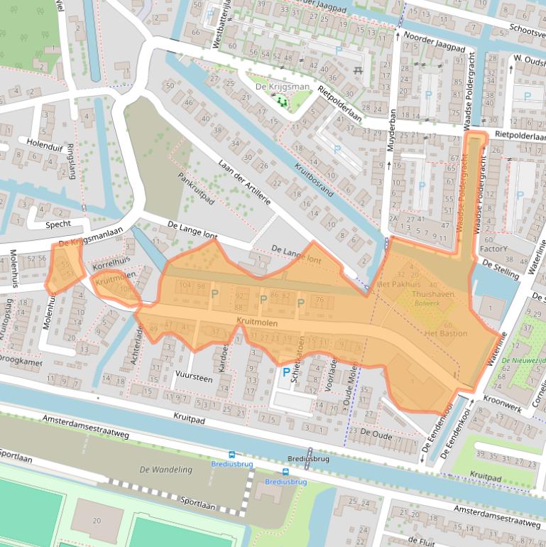 Kaart van postcodegebied 1398HA.