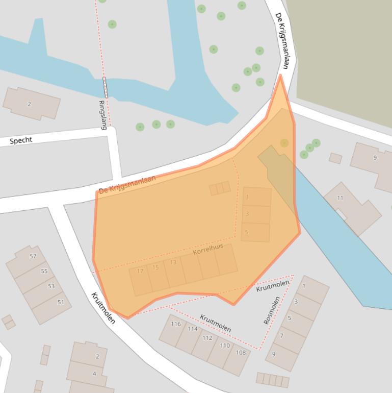 Kaart van postcodegebied 1398HB.