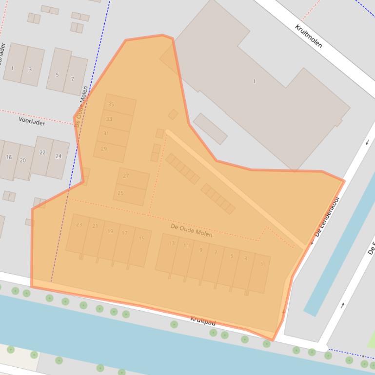 Kaart van postcodegebied 1398HD.