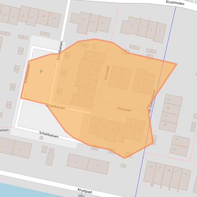 Kaart van postcodegebied 1398HE.