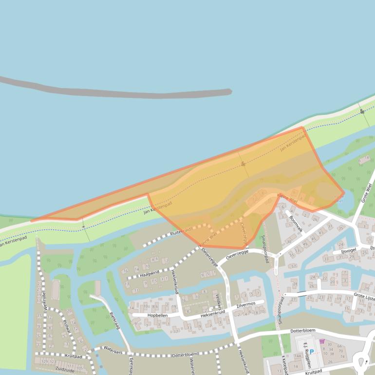 Kaart van postcodegebied 1398JB.