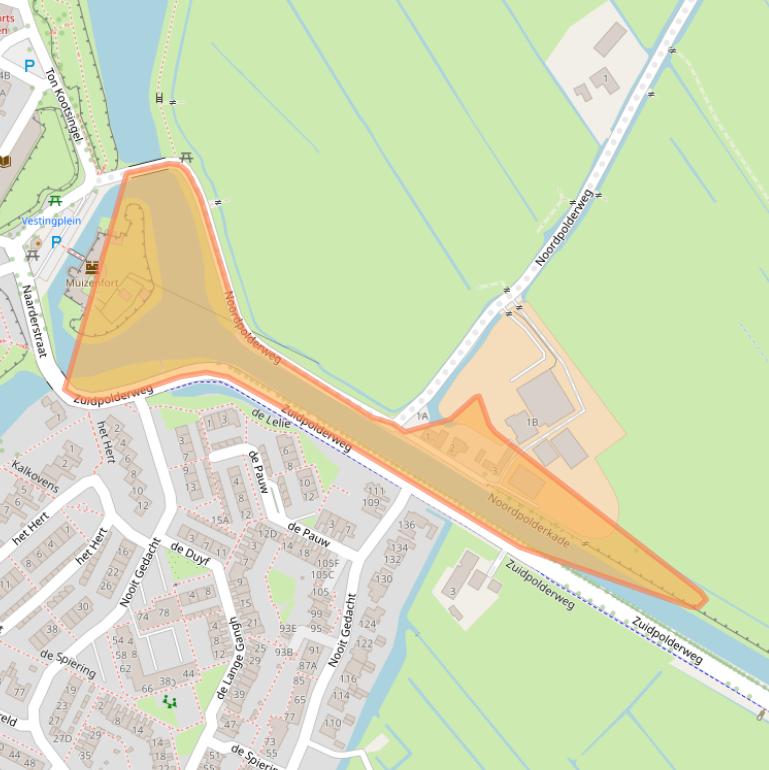 Kaart van postcodegebied 1398PD.