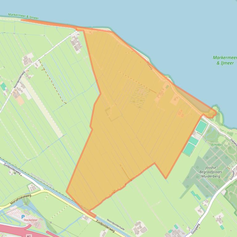 Kaart van postcodegebied 1398PG.